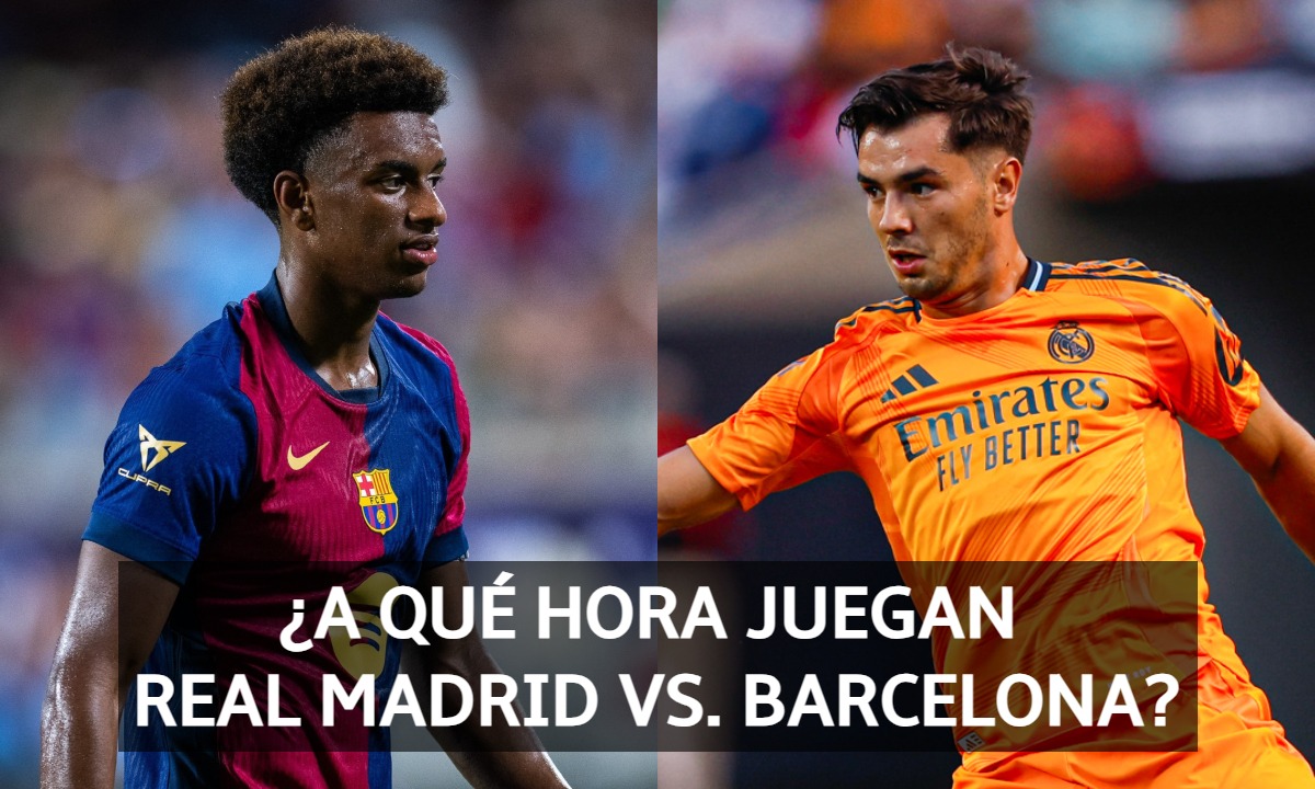 Revisa aquí los horarios desde cualquier parte del mundo para ver Real Madrid vs. Barcelona desde el MetLife Stadium. (Foto: Agencias / Composición Depor)