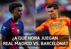 ¿A qué hora empezó el clásico Real Madrid vs. Barcelona por amistoso?