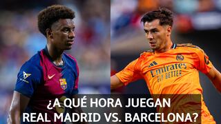 ¿A qué hora empezó el clásico Real Madrid vs. Barcelona por amistoso?