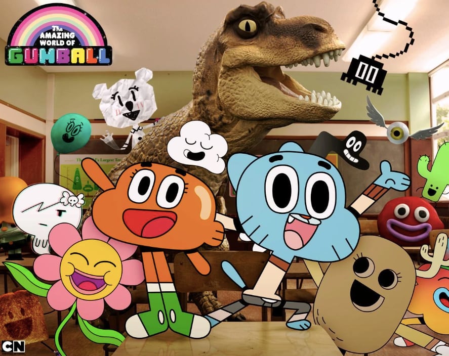 “El increíble mundo de Gumball” combina diferentes elementos de animación tradicional, animación por computadora, stop motion y objetos reales (Foto: Cartoon Network Development Studio Europe)
