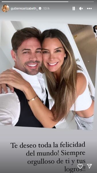 Elizabeth Gutiérrez publicó una peculiar fotografía junto al cubano (Foto: Elizabeth Gutiérrez / Instagram)