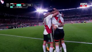 Cómoda ventaja: Pinola y Suárez anotan el 4-1 del River Plate vs. Newell’s [VIDEO]
