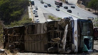 Youtube: el inédito video del accidente de bus de Huracán en Venezuela