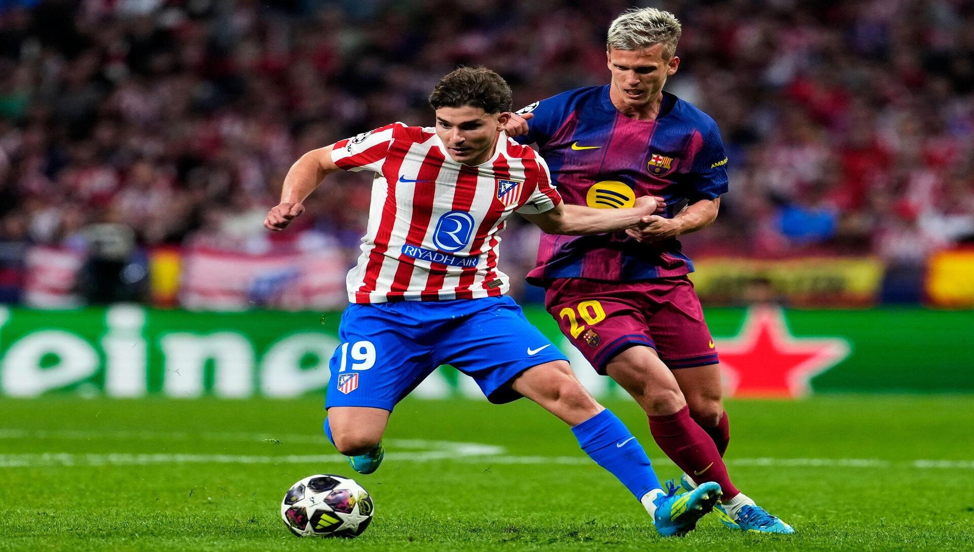 Los colchoneros saldrán por la consagración en la final Atlético vs Real Sociedad (Crédito: Alamy Stock Photo).