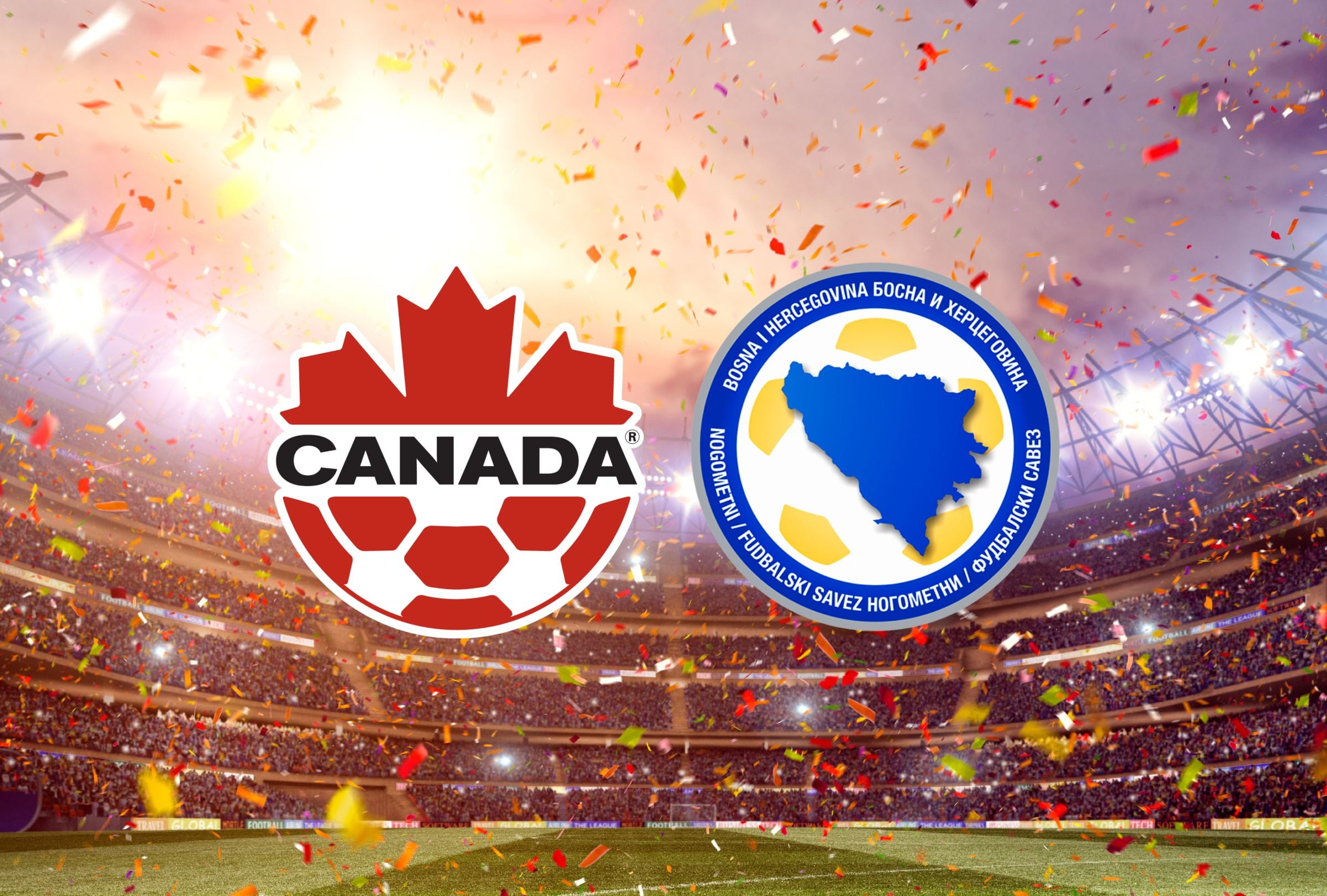 El Canadá vs. Bosnia Herzegovina por la Copa Mundial 2026 es un partido que apunta a ser intenso de principio a fin. (Foto: Composición Canva - Depor)