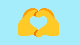 WhatsApp: qué significa el emoji de las manos que forman un corazón