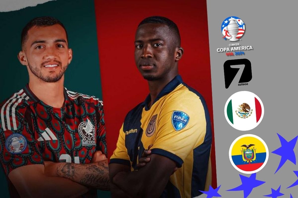Sigue las incidencias del México vs. Ecuador por la Jornada 3 del Grupo B de la Copa América 2024 vía TV Azteca 7 EN VIVO GRATIS - Canal 7 | Crédito: Canva / Composición Depor