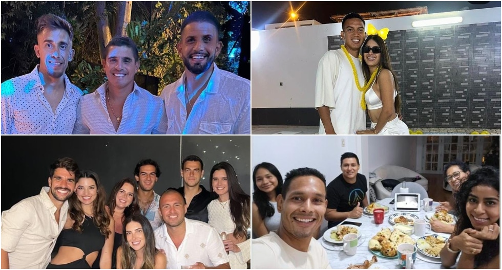 Así celebraron año nuevo los jugadores de la Liga 1 (Foto: Instagram)