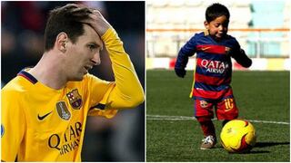 El pequeño “Messi afgano” huyó de su país tras recibir amenazas