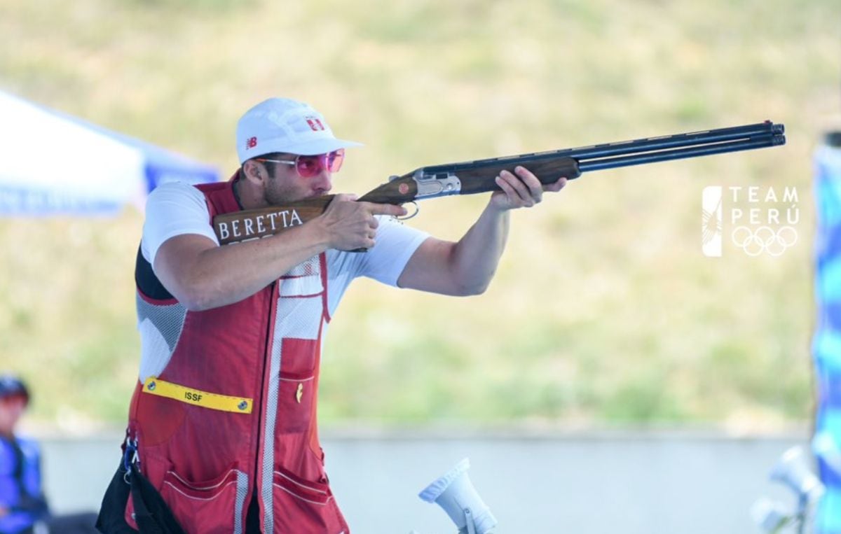 Nicolás Pacheco se instaló en la gran final de tiro deportivo modalidad skeet masculino al clasificar en el shoot off. (Foto: Team Perú)