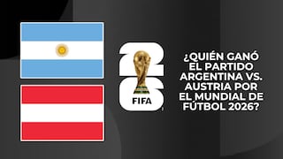 ¿Quién ganó el partido Argentina vs. Austria por la Copa Mundial 2026?