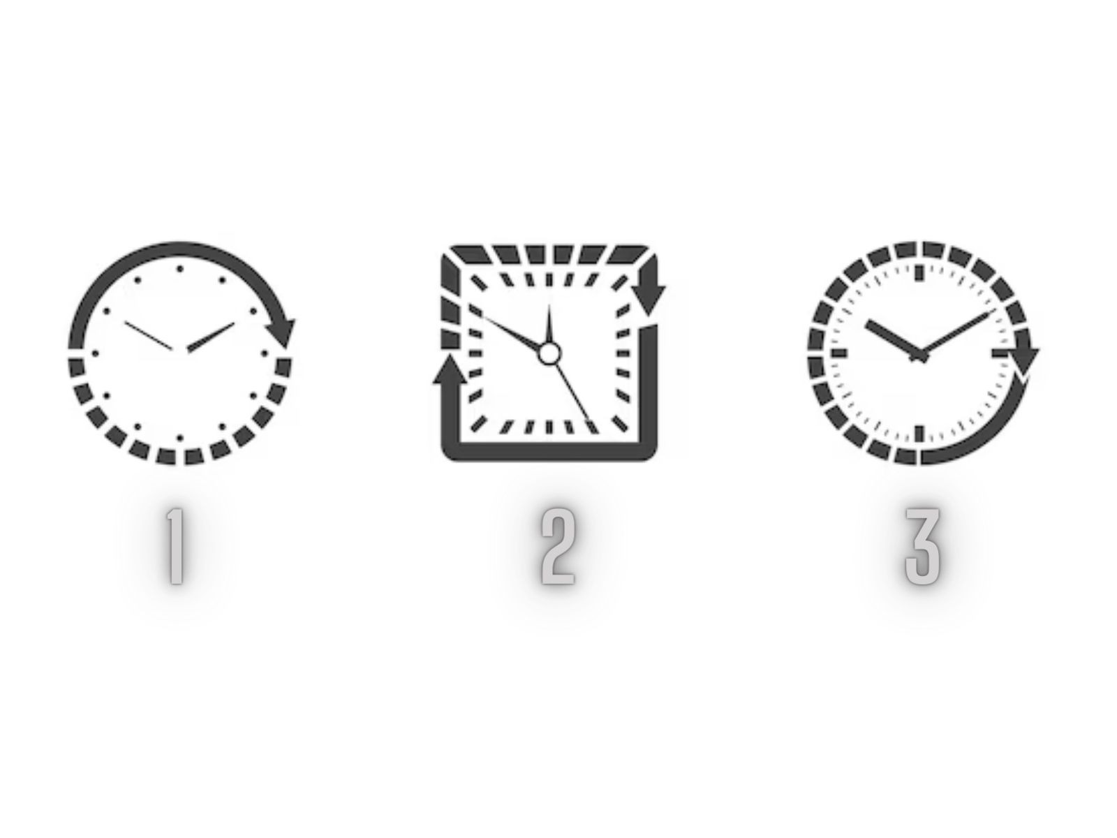 TEST VISUAL | Uno de estos relojes te brindarán los datos más revelantes de tu personalidad. (Foto: Composición Freepik / Depor)