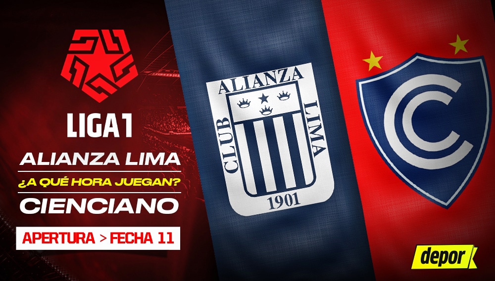 Alianza Lima vs. Cienciano se enfrentan por la fecha 11 del Torneo Apertura. (Diseño: Depor)