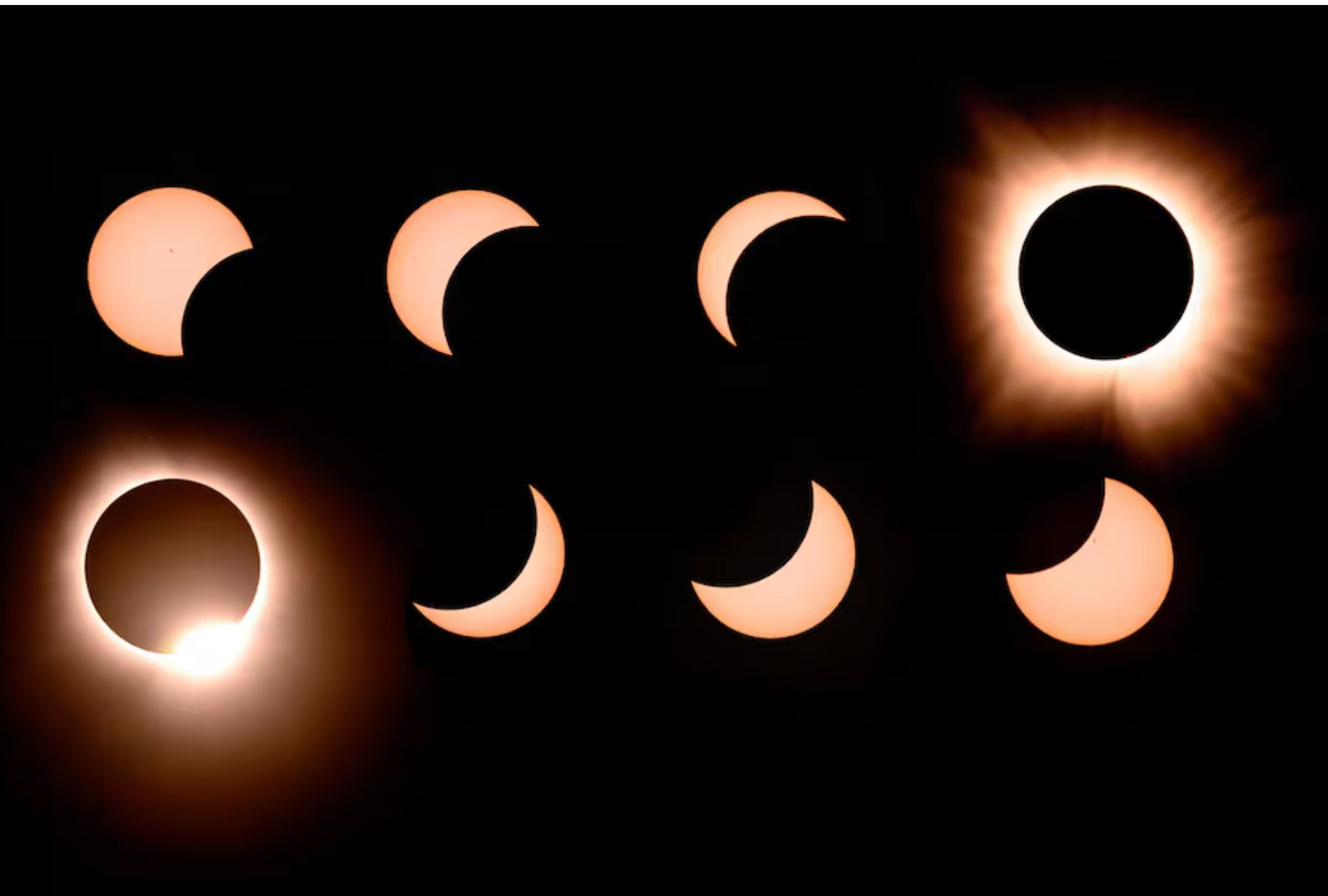 ¿Cuánto se podrá ver el eclipse solar en Estados Unidos hoy? Visibilidad por ciudad