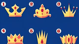 Escoger una corona en esta ilustración te hará saber cómo te perciben las personas