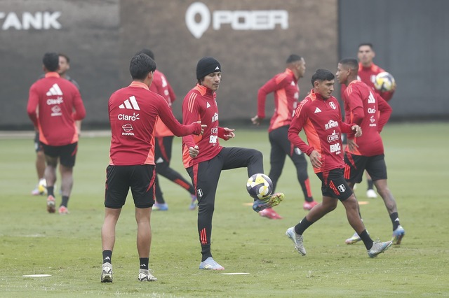 La Selección Peruana inició una nueva semana de entrenamientos en la Videna. (Foto: GEC / Jesús Saucedo)