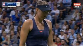 ¡Lo gritó a todo pulmón! El puntazo con el que Maria Sharapova trató de darse ánimos en el US Open 2019 [VIDEO]