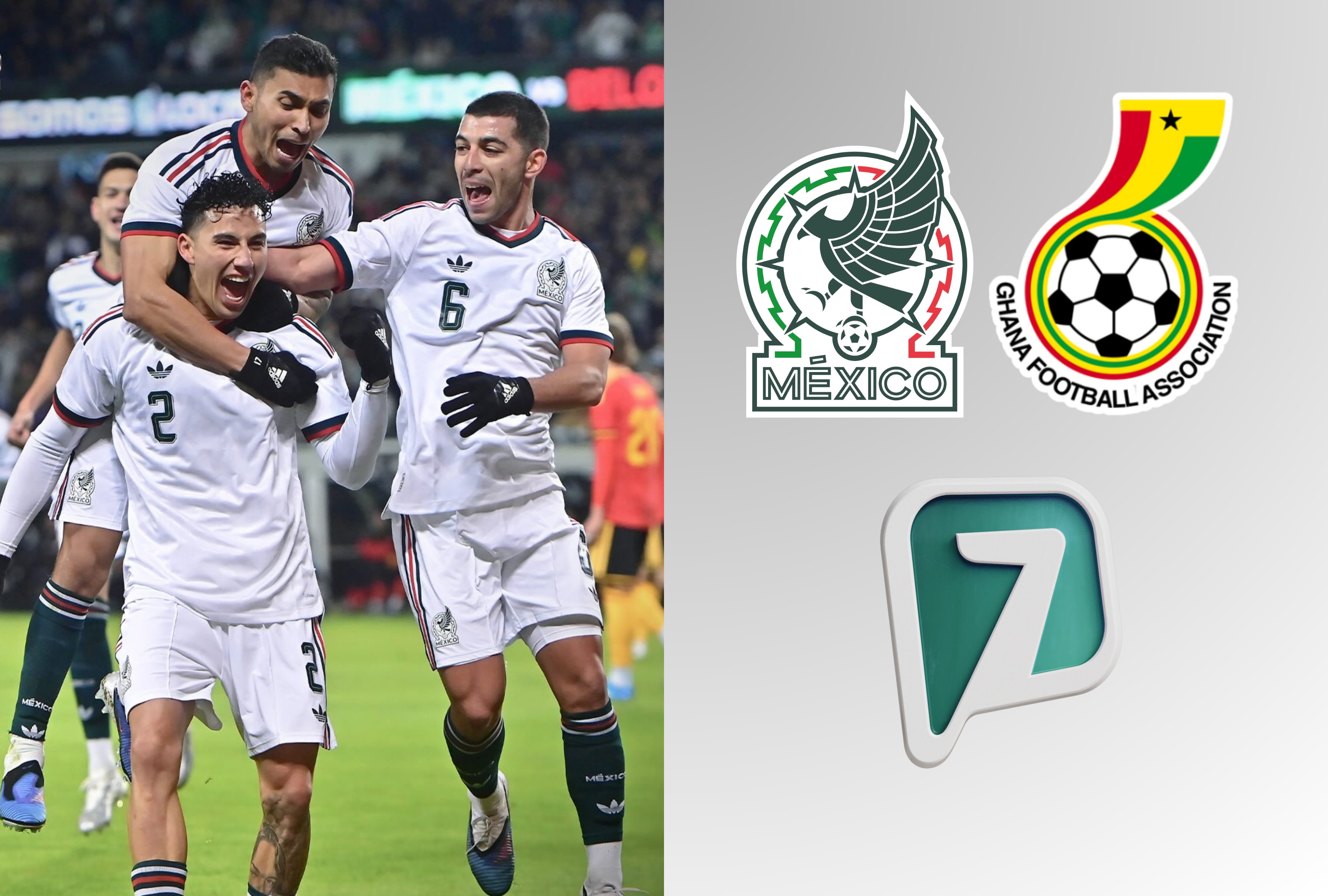 Sintoniza TV Azteca 7 en vivo para ver el encuentro de México vs. Ghana en directo. Accede a la señal abierta y al fútbol online para disfrutar del partido con la mejor cobertura deportiva y el resumen de las jugadas más destacadas. | Crédito: @miseleccionmx / Instagram / Composición Depor