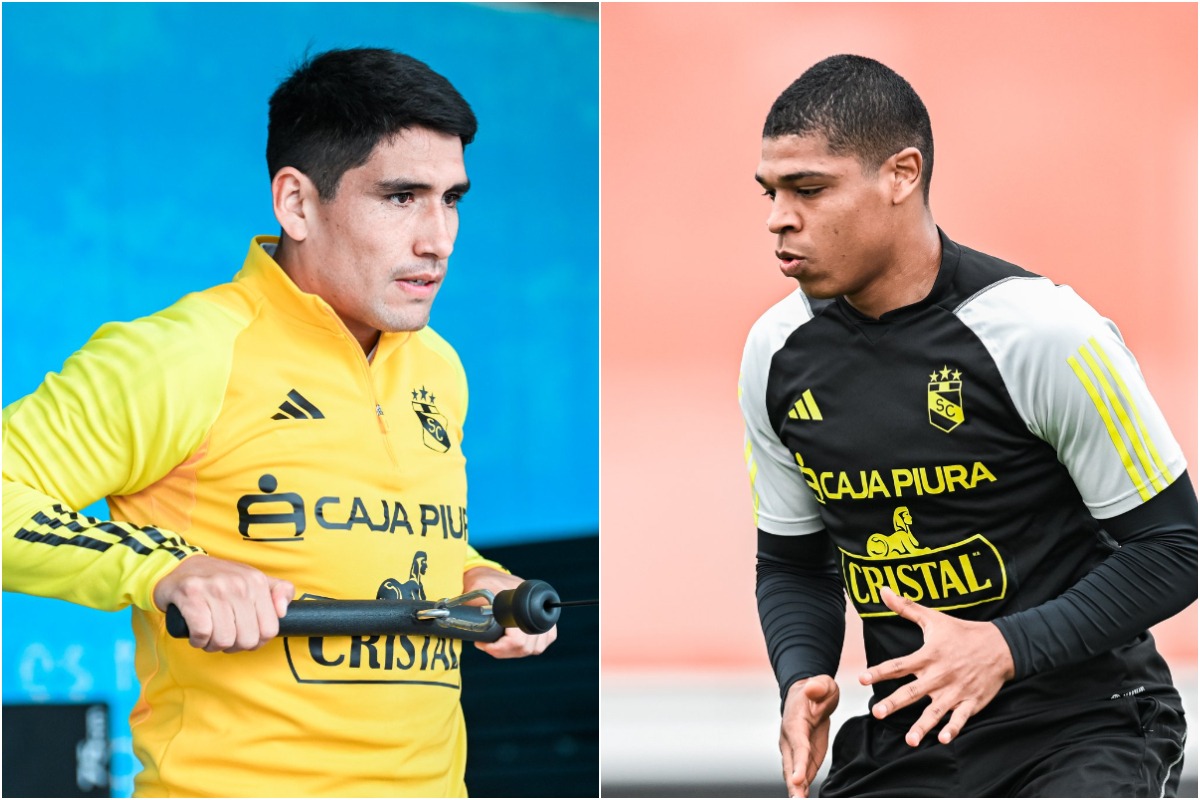 Ávila y Liza son las principales apuestas a '9' tras la ausencia del lesionado Brenner. (Foto: Sporting Cristal)
