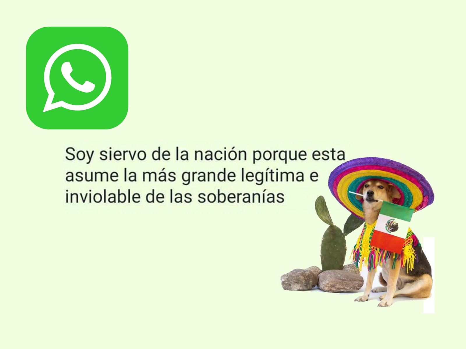 WHASTAPP | Aquí encontrarás frases como: “Los mexicanos nacemos donde nos da la rechingada gana” o “Como México, no hay dos”. (Foto: Depor)