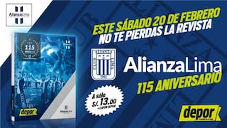 ¡Atención hincha blanquiazul!: no te pierdas la revista de Alianza Lima por los 115 años