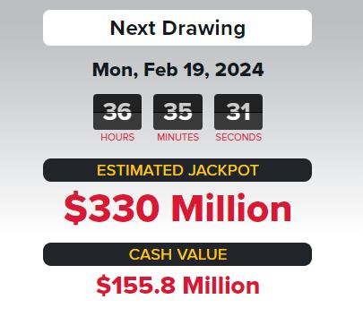 Powerball anunció el premio mayor de cara al sorteo del 19 de febrero (Foto: Powerball)