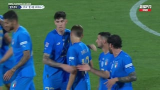 ‘Misil’ teledirigido: el gol de Nicolo Barella para el 1-0 de Italia vs Hungría [VIDEO]