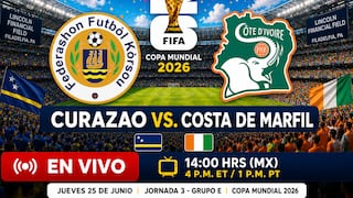 ¿A qué hora juega y qué canal transmite Curazao vs. Costa de Marfil por el Mundial 2026?