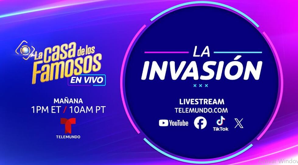 "La Invasión" es la antesala de "La casa de los famosos 4" (Foto: Telemundo)