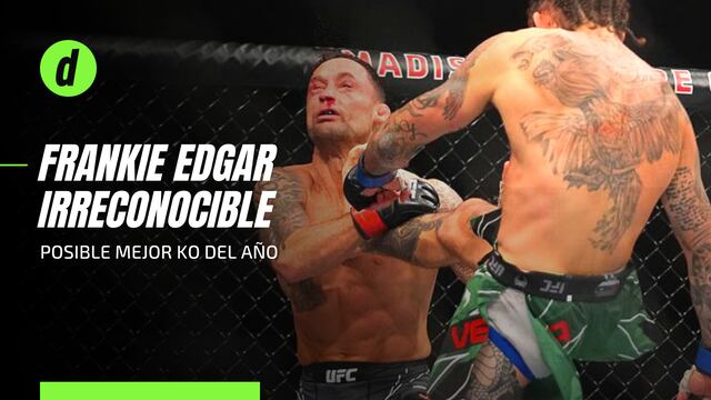 UFC: Frankie Edgar quedó irreconocible tras patada de Chito Vera