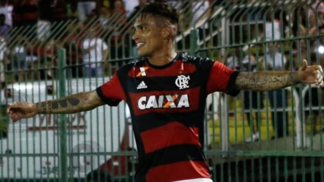 Paolo Guerrero anotó gol en Flamengo e hizo vibrar así a la hinchada