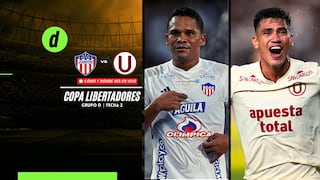 Junior vs. Universitario: fecha, hora y canales de TV para ver la Conmebol Libertadores