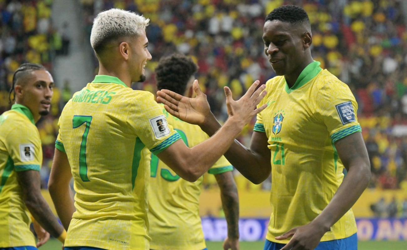 Brasil se recuperó en las Eliminatorias en la última fecha doble vencieron a Chile y Perú. (Foto: AFP)