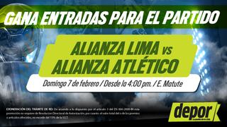 Alianza Lima vs. Alianza Atlético: Depor te regala entradas dobles
