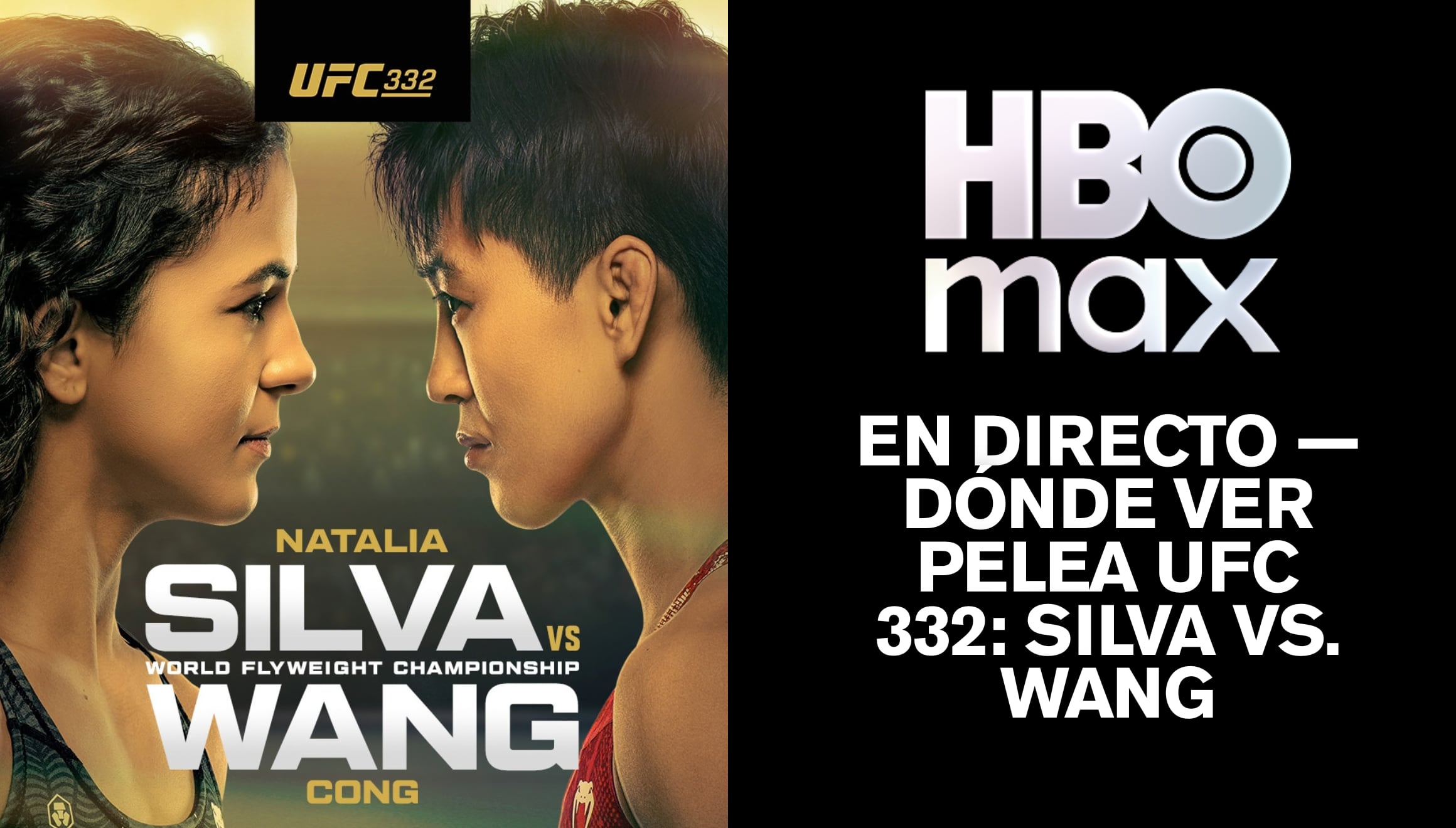Sepa cómo ver en directo el evento UFC 332 con el combate entre Natalia Silva y Wang Cong desde España. Información sobre la transmisión de Eurosport en televisión y las alternativas de streaming online autorizadas a través de la plataforma HBO Max. | Crédito: @ufc / Instagram / Composición Gestión Mix