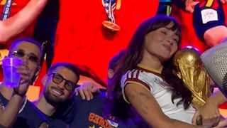 La reacción de Aitana tras el triunfo de La Roja en el Mundial