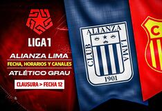 Alianza Lima vs. Atlético Grau: canales de TV, horarios y dónde ver por Torneo Clausura