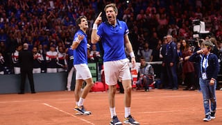 ¡Siguen con vida! Francia venció a Croacia en dobles en el tercer juego de la final de la Copa Davis 2018
