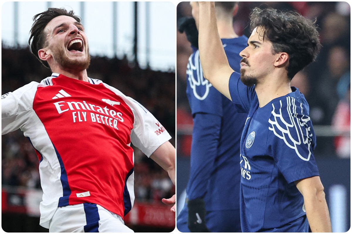 Arsenal y PSG se ven las caras este martes 29 de abril por el partido de ida de semifinales de la Champions League. (Foto: AFP)