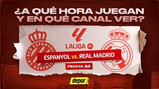 Real Madrid vs. Espanyol: ¿en qué canales de TV ver y a qué hora juegan por LaLiga?