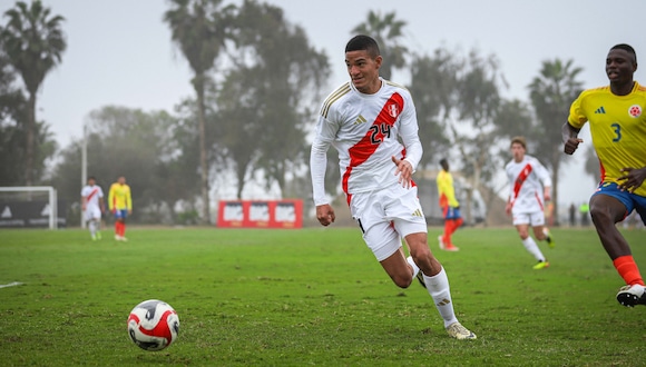 Selección peruana Sub-20 jugó partido amistoso. (Foto: FPF)