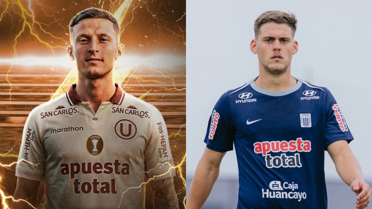 Héctor Fértoli y Federico Girotti, se enfrentarán en el próximo clásico del 2026. (Fotos: Universitario | Alianza Lima)