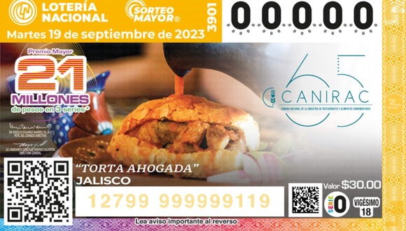 Resultados del Sorteo Mayor 3901 del martes 19 de septiembre: revisa los números ganadores y premios. (Foto: Lotería Nacional de México).