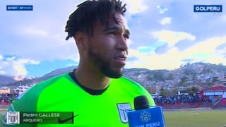 Pedro Gallese: "Lo importante es sumar, estar arriba y pelear hasta el final" [VIDEO]