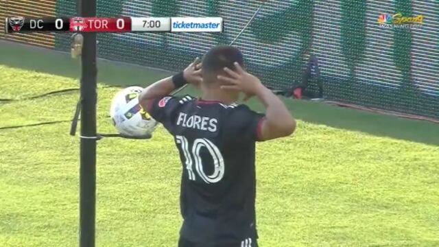 Paren las orejas: Edison Flores marcó gol para el 1-0 de DC United vs. Toronto [VIDEO]