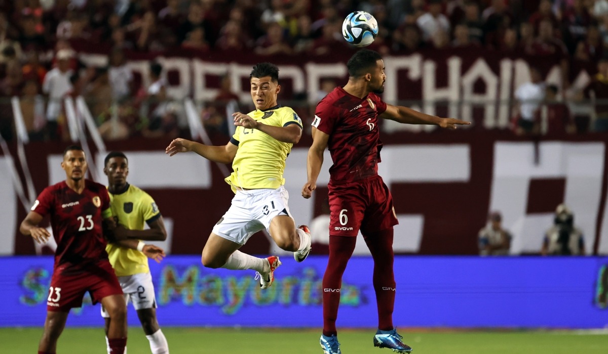 Venezuela se enfrentó contra Ecuador por las Eliminatorias 2026. (Foto: CONMEBOL).