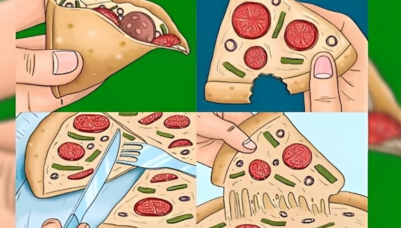 ¿Qué tipo de persona de la pizza eres? La forma cómo la comas dice mucho sobre ti. (Foto: Genial.Guru)