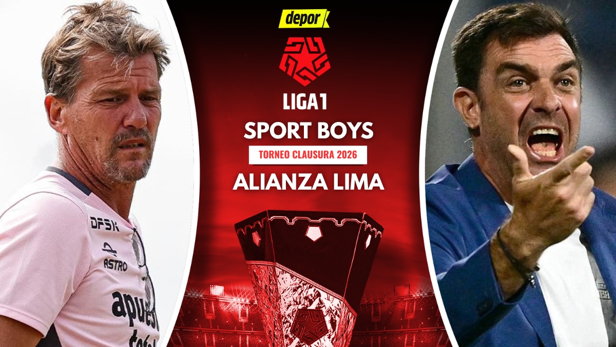 Alianza Lima vs. Sport Boys se enfrentan por la jornada 4 del Torneo Clausura 2026, con la transmisión de Liga 1 MAX por DIRECTV, DGO, Movistar TV, Claro Video y Best Cable. (Diseño: Depor)