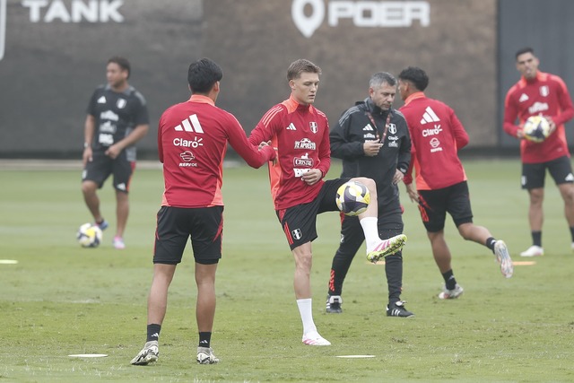 La Selección Peruana inició una nueva semana de entrenamientos en la Videna. (Foto: GEC / Jesús Saucedo)
