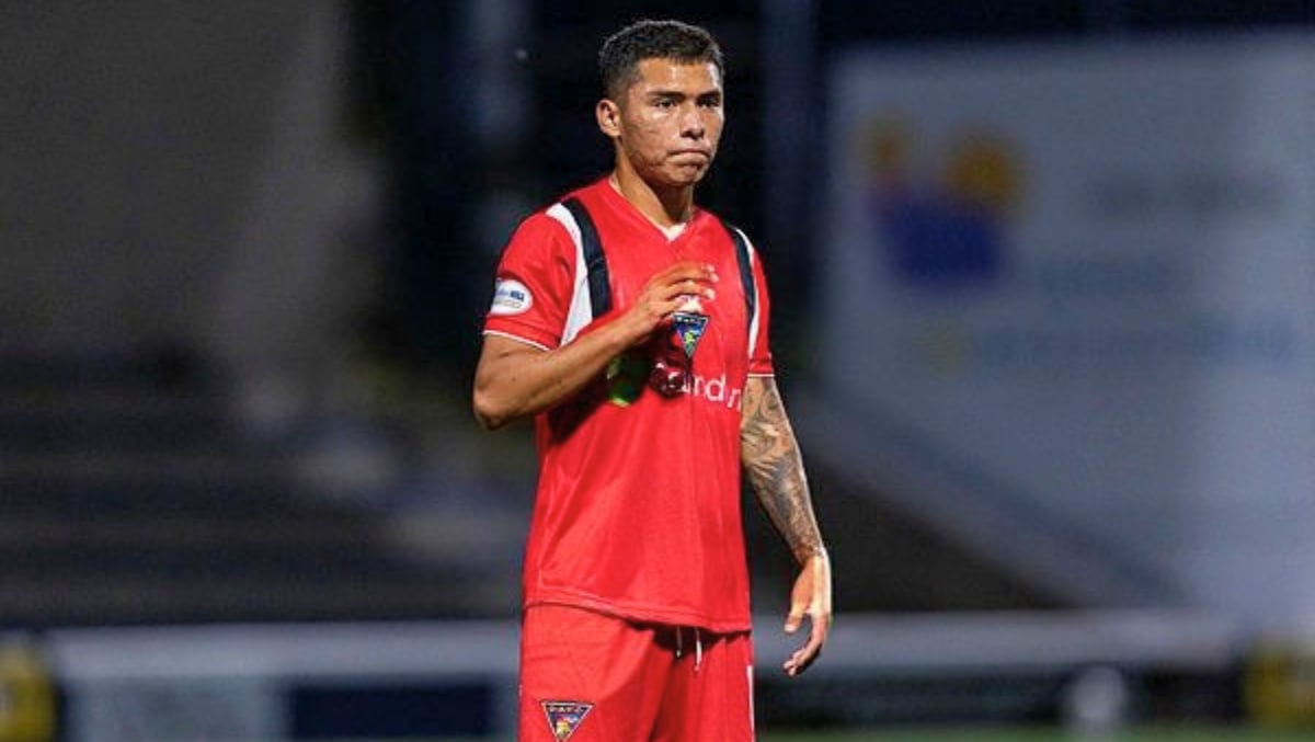 Jefferson Cáceres no logró tener muchos minutos en Escocia | Foto: Dunfermline